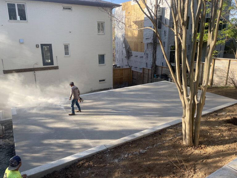Broom Finished Concrete