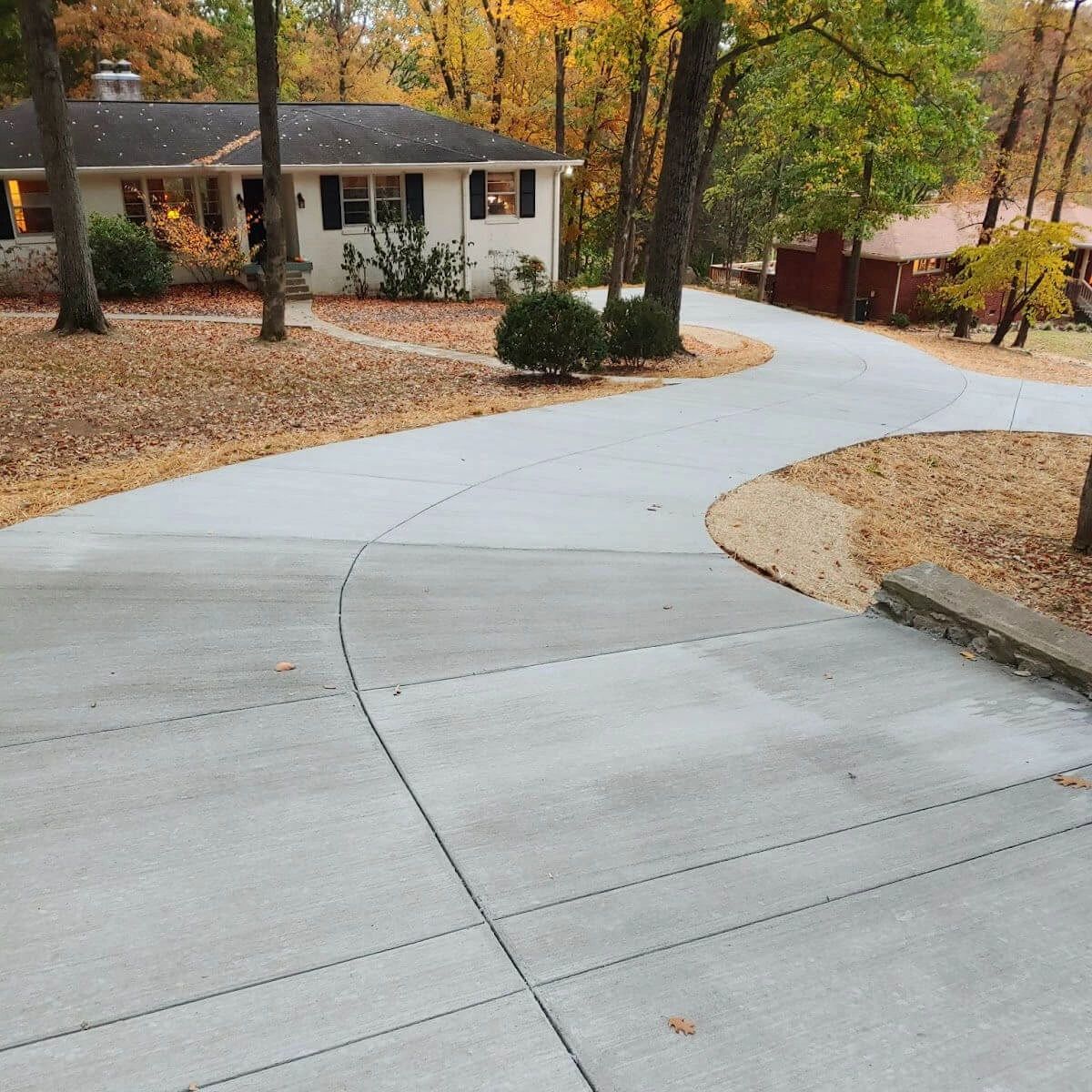 Greenway Nashville Breaking Down Concrete Driv