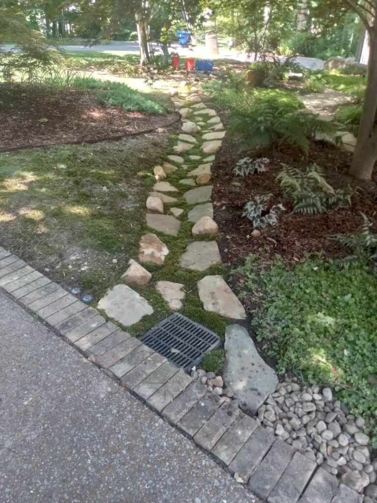Drainage swales