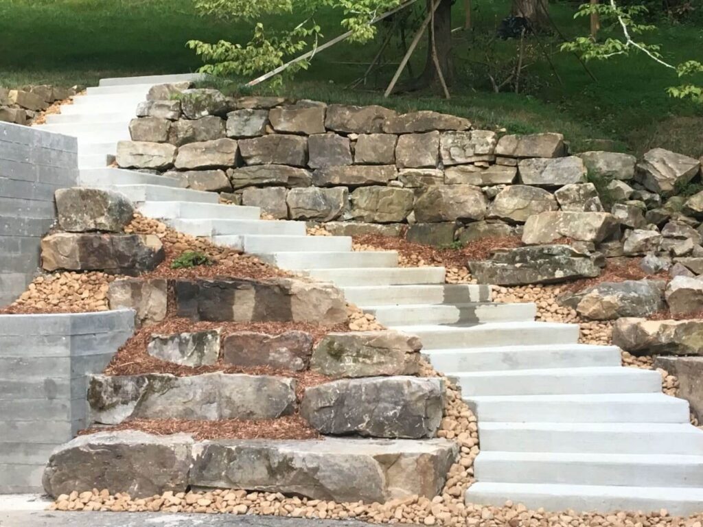 Concrete steps