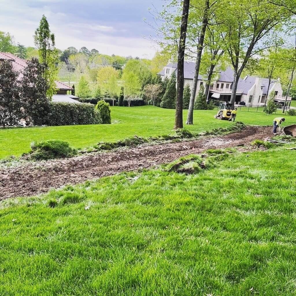 Green space drainage