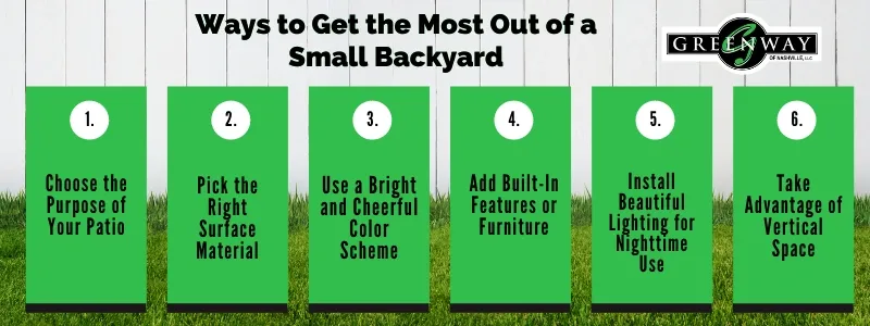 Nashville Patio Designers Explain How to Get the Most Out of a Small Backyard